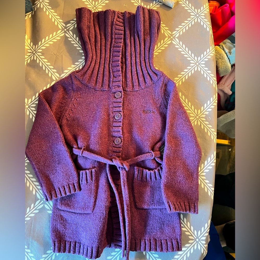 Girls purple Mexx sweater dress size 2